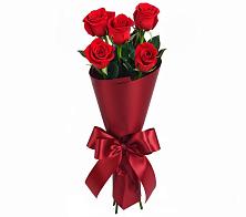 Букет 5 Красных роз Эдлесс Лав в Донском Тамбовская область