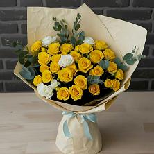 Букет цветов из:  Розы в Донском Тамбовская область