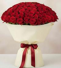 Букет 101 Красная роза Милано в Донском Тамбовская область