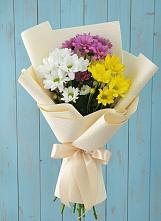 Букет цветов из:  Хризантемы в Донском Тамбовская область