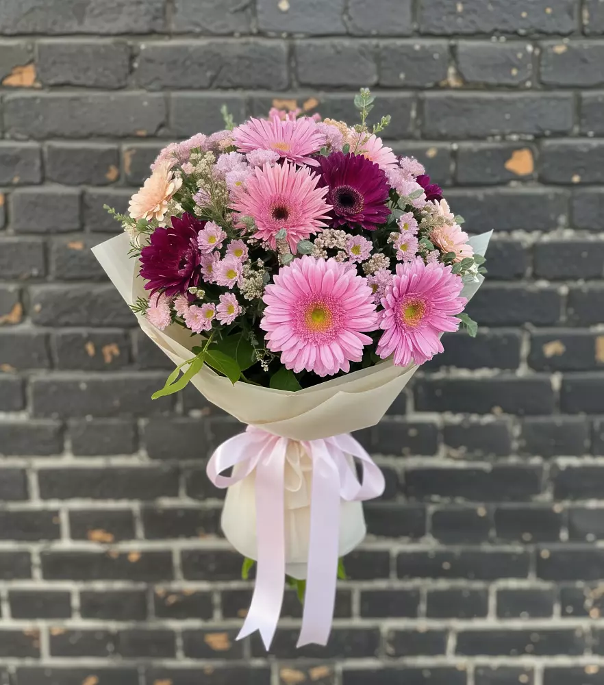 Букет цветов из: Герберы и Хризантемы в Донском Тамбовская область