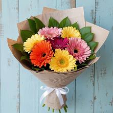 Букет цветов из:  Герберы в Донском Тамбовская область