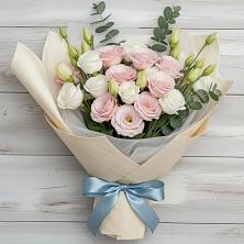 Букет цветов из:  Лизиантусы в Донском Тамбовская область