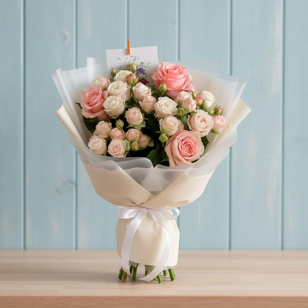 Букет цветов из: Розы в Донском Тамбовская область