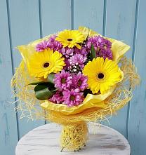 Букет цветов из:  Хризантемы и Герберы #REPLACE_PRED# Донском Тамбовская область