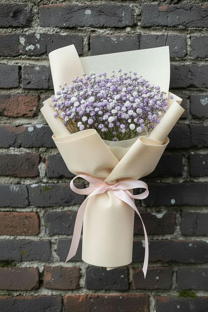 Букет цветов из: Гипсофила в Донском Тамбовская область