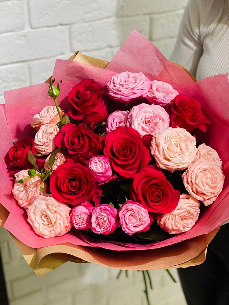 Букет цветов из: Розы в Донском Тамбовская область