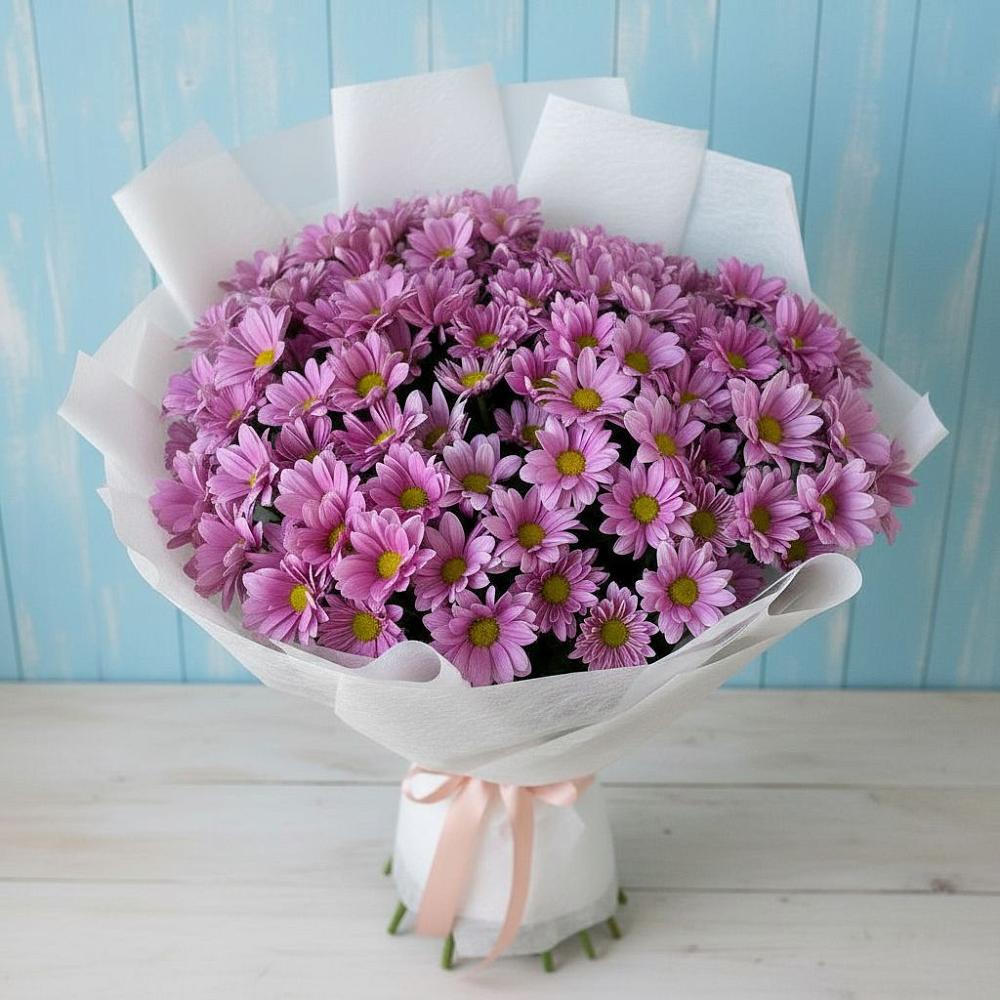 Букет цветов из: Хризантемы в Донском Тамбовская область