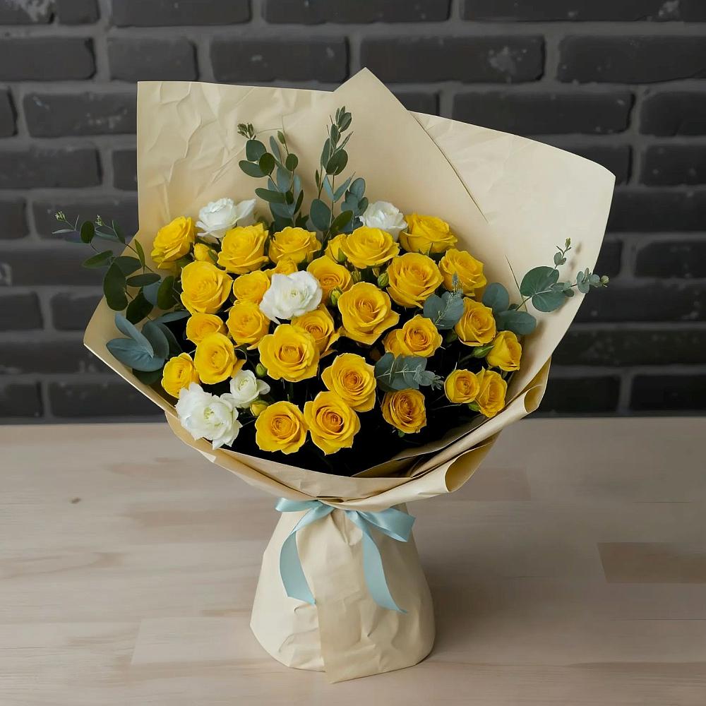 Букет цветов из: Розы в Донском Тамбовская область