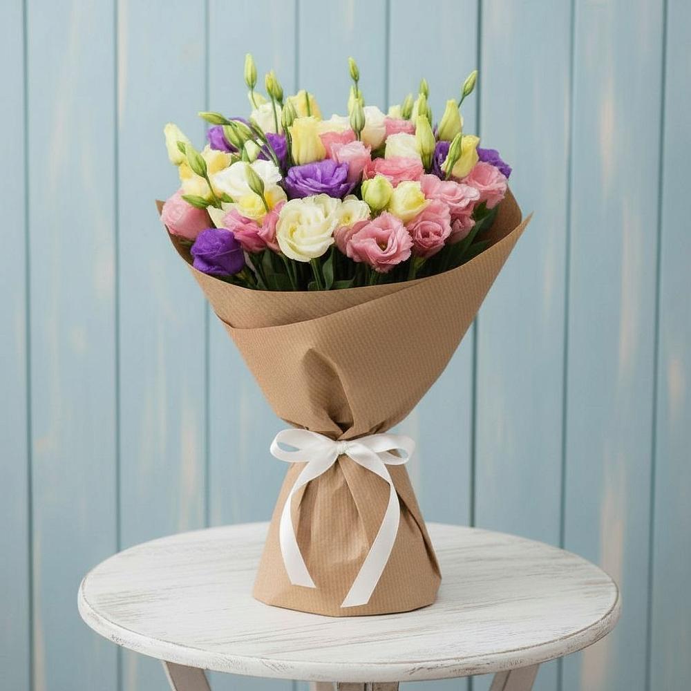 Букет цветов из: Лизиантусы в Донском Тамбовская область