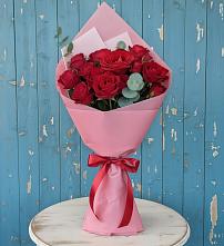 Букет цветов из:  Розы в Донском Тамбовская область