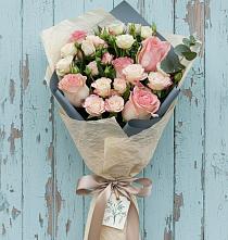 Букет цветов из:  Розы в Донском Тамбовская область