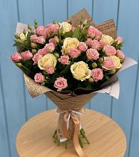 Букет цветов из:  Розы в Донском Тамбовская область