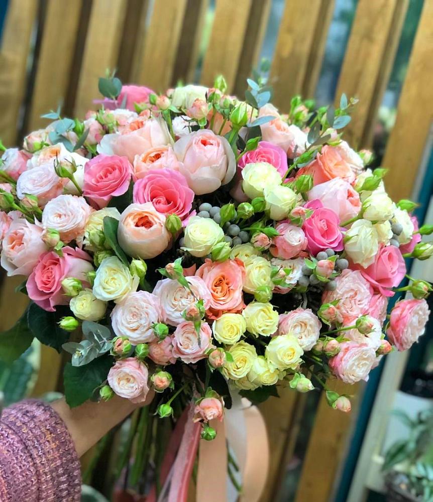 Букет цветов из: Розы в Донском Тамбовская область