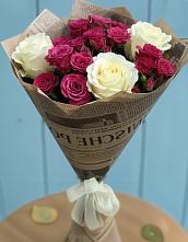 Букет цветов из:  Розы в Донском Тамбовская область