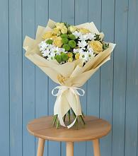 Букет цветов из:  Хризантемы и Розы в Донском Тамбовская область