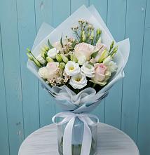 Букет цветов из:  Розы и Лизиантусы #REPLACE_PRED# Донском Тамбовская область
