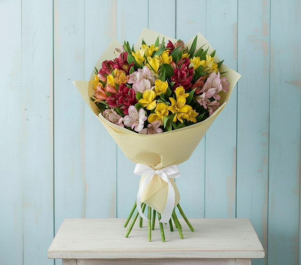 Букет цветов из: Альстромерии в Донском Тамбовская область