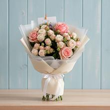 Букет цветов из:  Розы в Донском Тамбовская область
