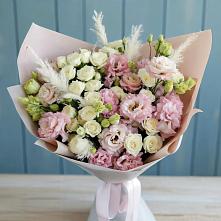 Букет цветов из:  Альстромерии и Розы в Донском Тамбовская область