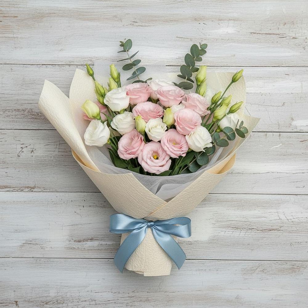 Букет цветов из: Лизиантусы в Донском Тамбовская область